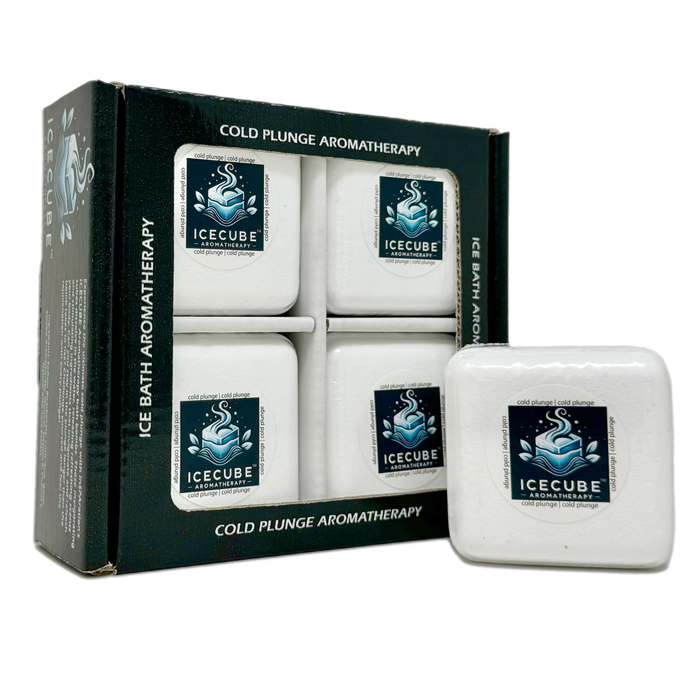 IceCube - Cold Plunge Safe  Fizzing Cubes Aromatherapy  (4 Pack)